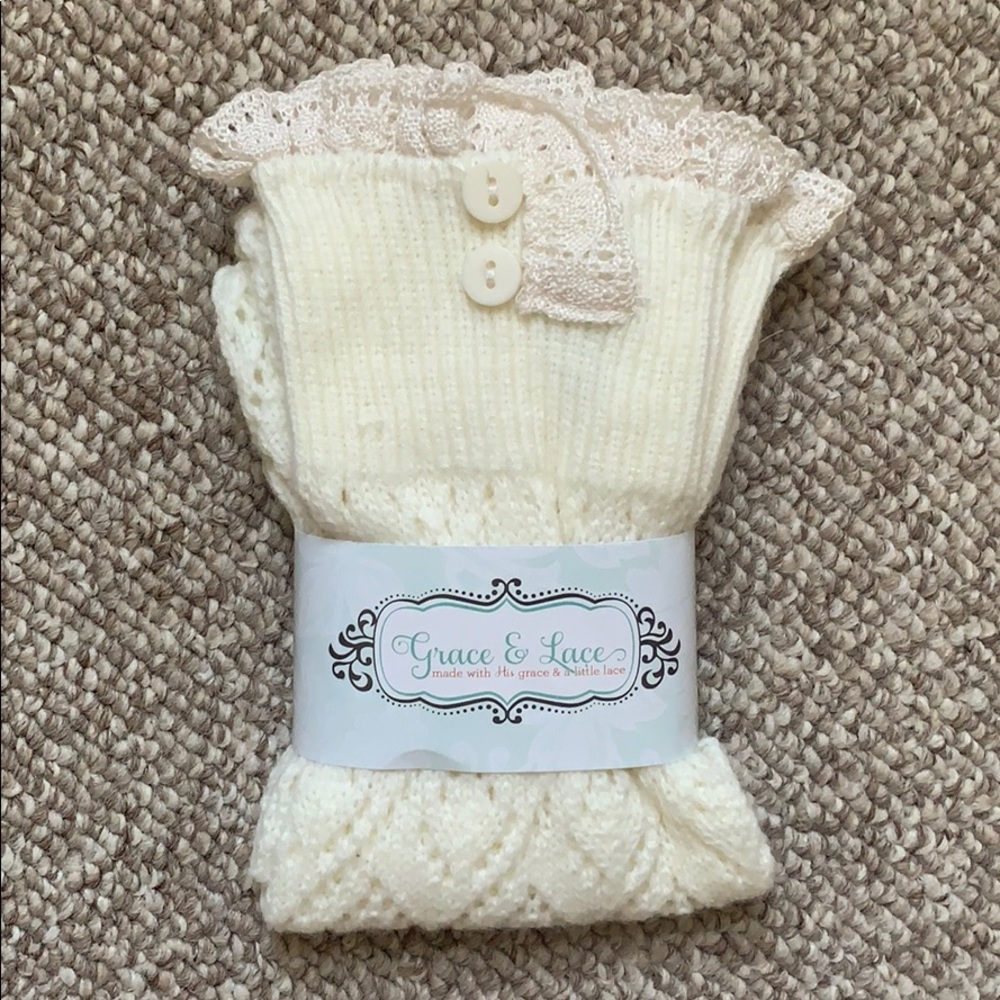 Lacey leg warmers by Grace and Lace